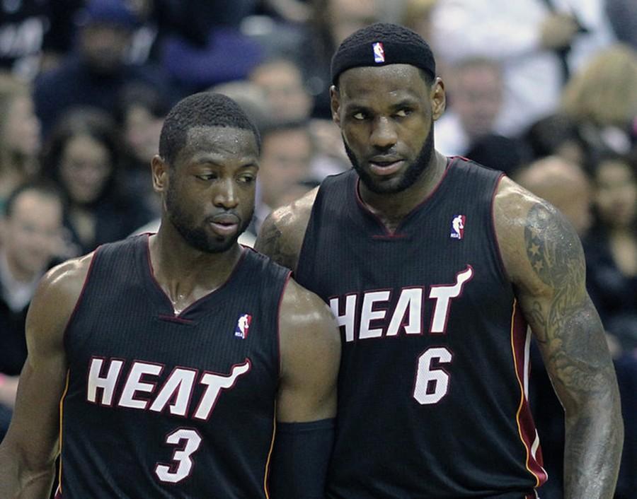 LeBron James (right) will need a healthy Dwayne Wade (left) if he is to three-peat