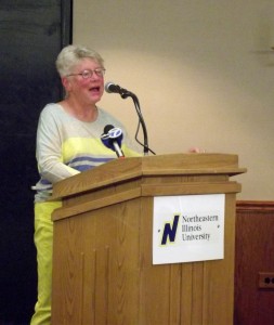 Dr. Connie Speake was one of the few public commenters who spoke in favor of student housing.