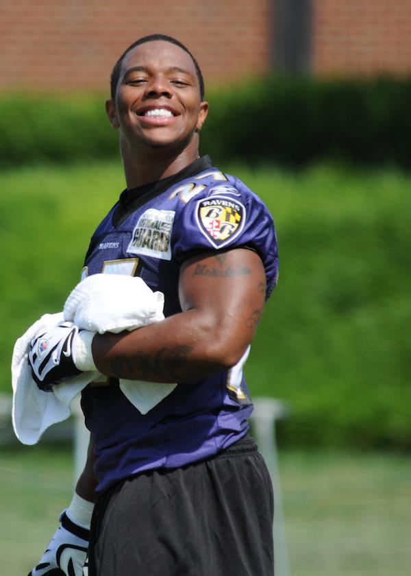 There is very little for Ray Rice, or anyone in the NFL com- munity to smile about these days.