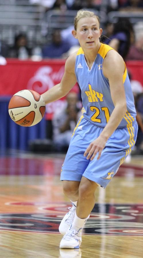 Guard Courtney Vandersloot has played great through the first two rounds of the playoffs. She must continue that in the WNBA Finals if the Sky hope to win.
