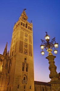 Seville, Spain is known for architecture that blends European and Islamic sensibilities.