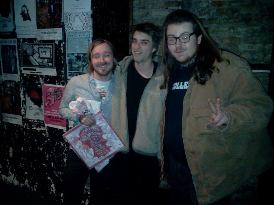 WZRD station manager, Jonathan Extract, and Music Director and writer of this article, Eddie Pedvin, interviewing Jackson Scott after a show at the empty bottle. 