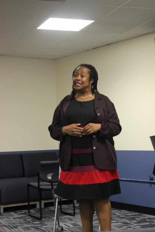 Maudlyne Ihejirika leads a powerful talk that motivates students and teachers alike.