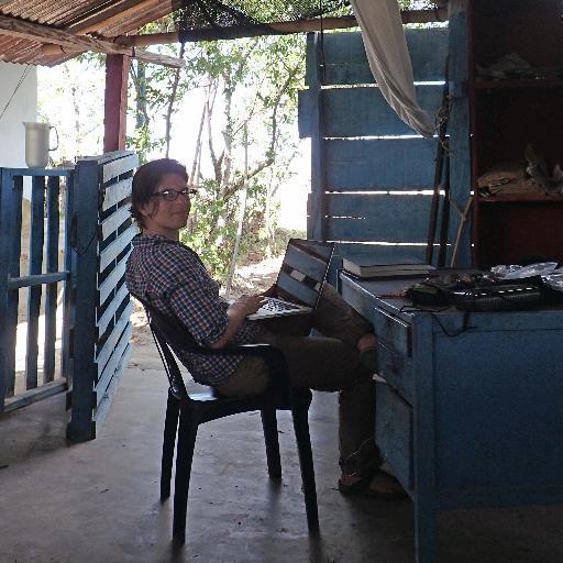  Siobhán Cooke researching in Colombia.