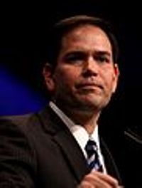 Republican U.S. Senator Marco Rubio skips Senate vote meetings on his campaign touring. 