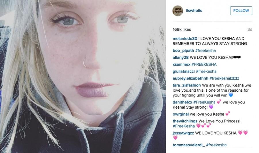 Singer Kesha Rost Sebert took to her Instagram page last week to thank fans for their support./Photo courtesy of Kesha (@iiswhois) via Instagram