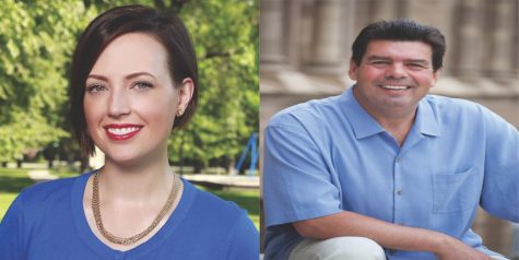 Merry Marwig (left) and Michael Mcauliff (right) are Illinois representatives up for re-election.