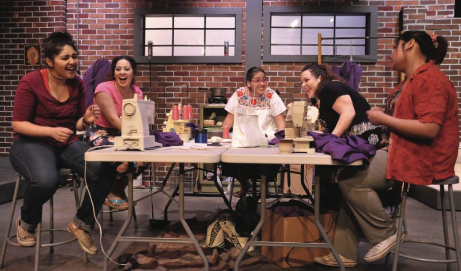 Stage Center Theatres production of Real Women Have Curves, directed by Mary Kroeck, enabled  five Latina women to bond and showcase their talent.