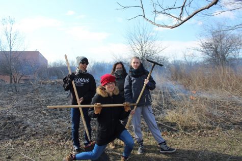 Students set fire to build ecosystems on campus