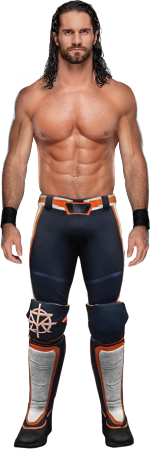 Seth Rollins in his Bears
themed attire on Royal
Rumble.
