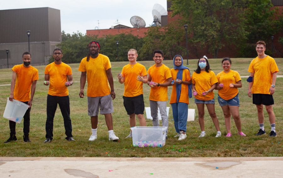 Yellow Eagles rout Blue Eagles out of the Commons After 45 Minutes of Water Balloon Fight.