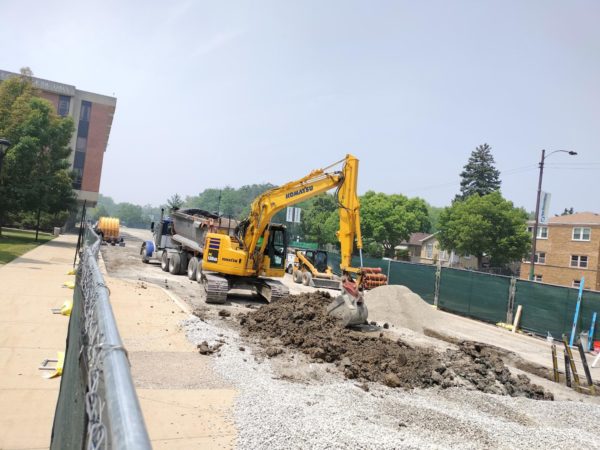 North Campus Parking Structure Construction Continues: Limited Access and Parking Available