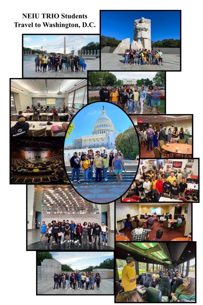 Different locations visited throughout the TRIO trip in Washington D.C
