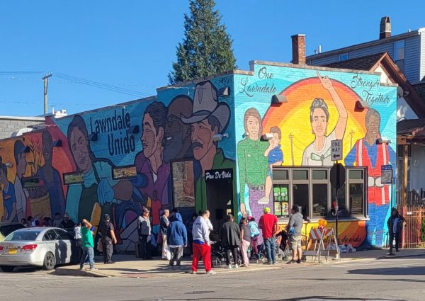 The New Life Centers pantry on the 2700 block of South Lawndale Ave.