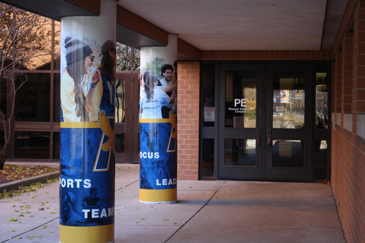 The main entrance of the P.E Complex.